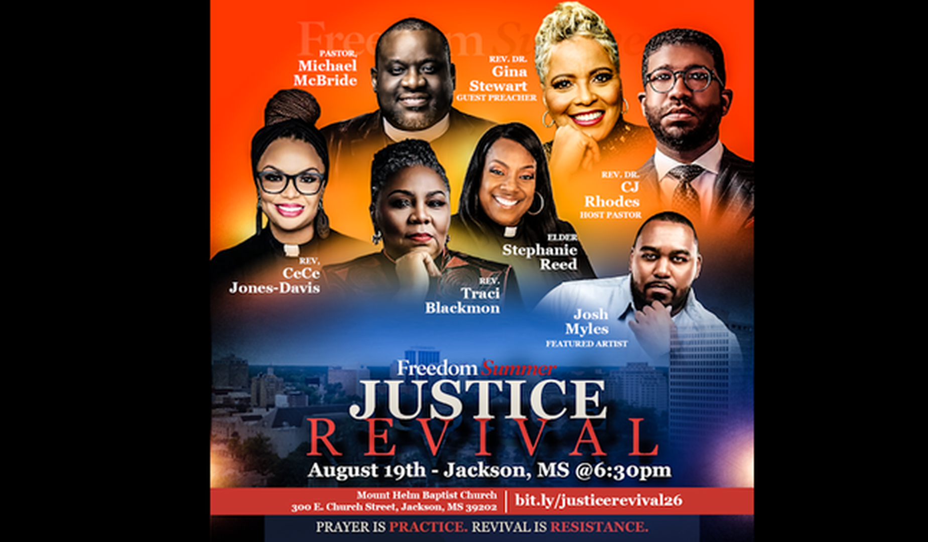The Freedom Summer Justice Revival - Aug 19, 2026