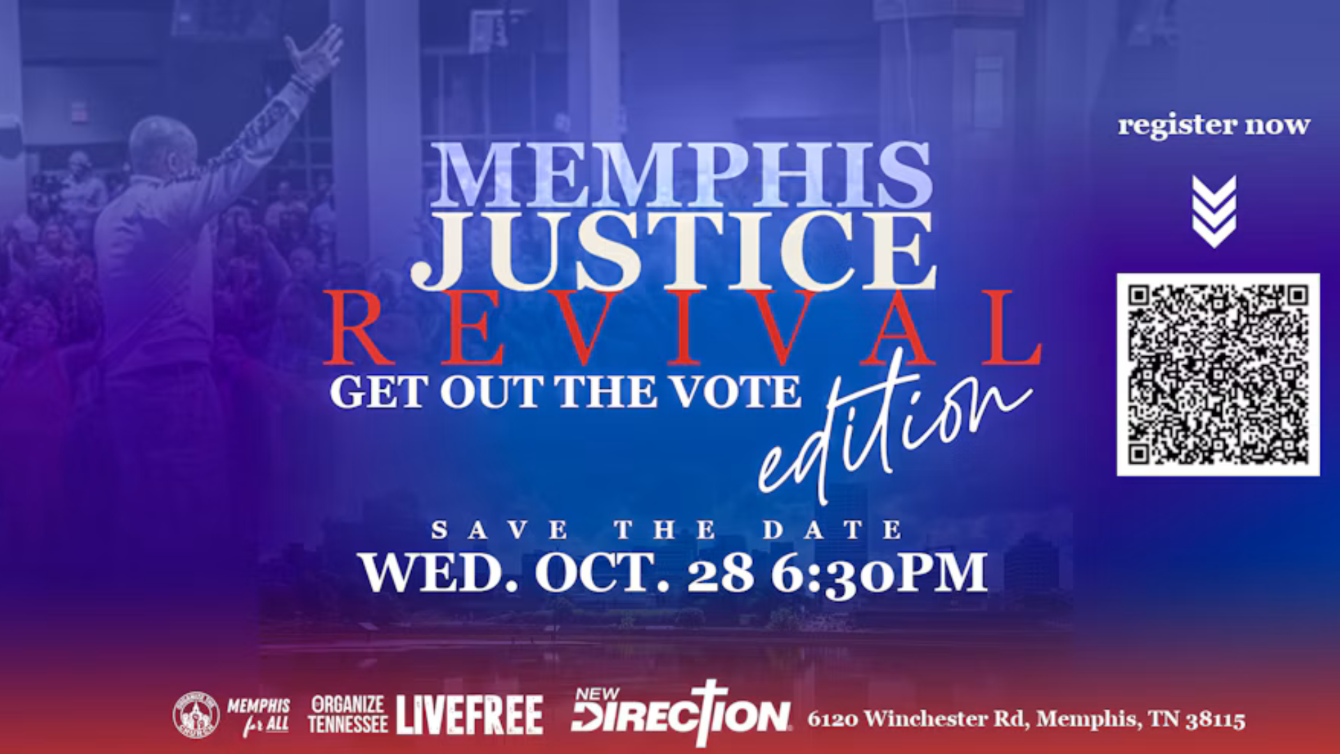 Memphis Justice Revival (Get Out the Vote Edition) - Oct 28, 2026