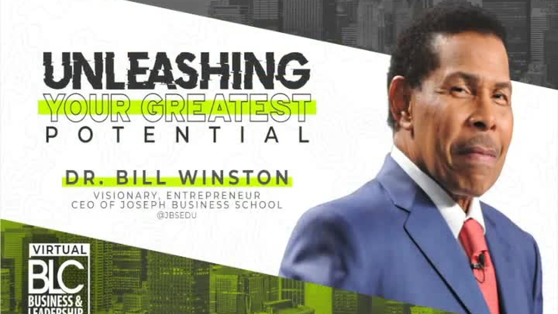BLC 2020 - Dr. Bill Winston