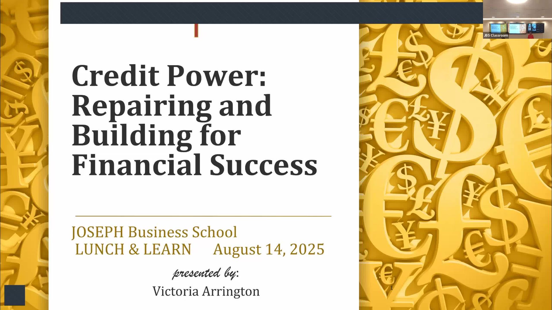Credit Power - Repairing & Building For Financial Success - Victoria Arrington