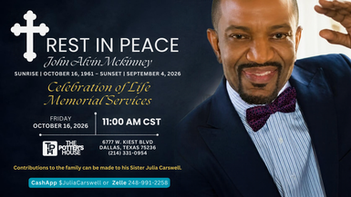 Celebration of Life for Prophet John Mckinney